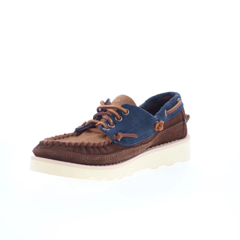Sebago Cayuga 751142W-A1S Womens Brown Suede Loafers & Slip Ons Boat Shoes