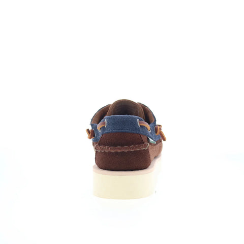 Sebago Cayuga 751142W-A1S Womens Brown Suede Loafers & Slip Ons Boat Shoes