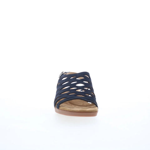 Ros Hommerson Katia 75149-47 Womens Blue Leather Slingback Sandals Shoes