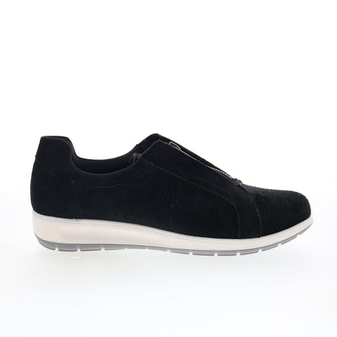 Drew Rh Oliver 75167-10 Womens Black Wide Canvas Lifestyle Sneakers Shoes