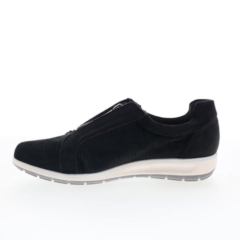Drew Rh Oliver 75167-10 Womens Black Wide Canvas Lifestyle Sneakers Shoes