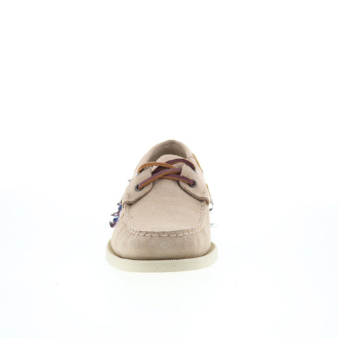 Sebago Portland Hanami 76115GW-WBL Mens Beige Loafers & Slip Ons Boat Shoes