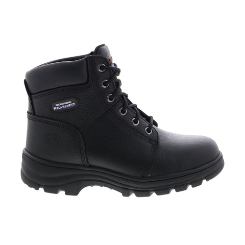 Skechers Work Relaxed Fit Workshire Peril Steel Toe Womens Black Wide Work & Safety Boots