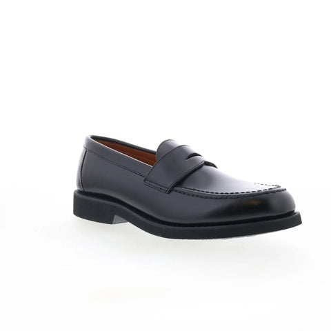 Sebago Ryan Brushed PO Mens Black Leather Loafers & Slip Ons Penny Shoes