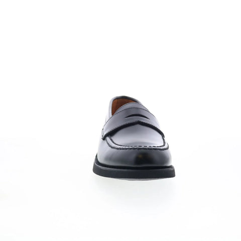 Sebago Ryan Brushed PO Mens Black Leather Loafers & Slip Ons Penny Shoes