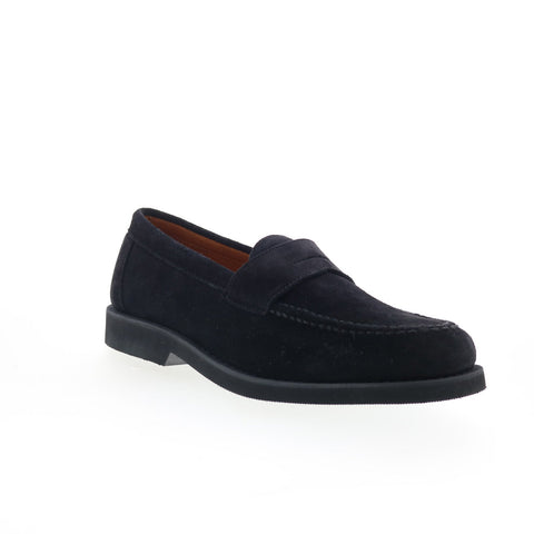 Sebago Ryan Suede PO 771176W-908 Mens Black Loafers & Slip Ons Penny Shoes
