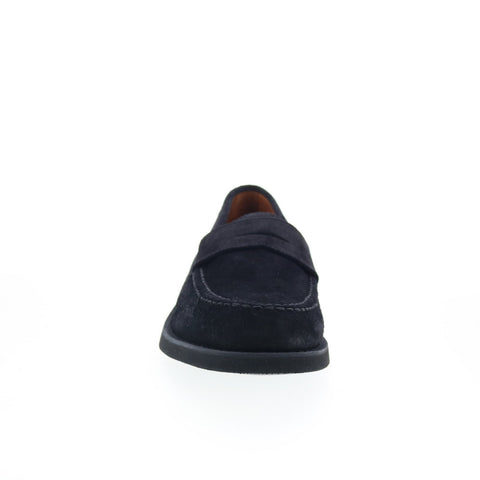 Sebago Ryan Suede PO 771176W-908 Mens Black Loafers & Slip Ons Penny Shoes
