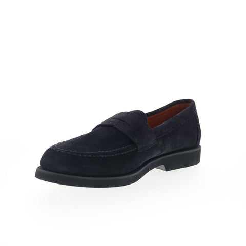 Sebago Ryan Suede PO 771176W-908 Mens Black Loafers & Slip Ons Penny Shoes