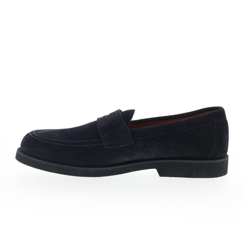 Sebago Ryan Suede PO 771176W-908 Mens Black Loafers & Slip Ons Penny Shoes