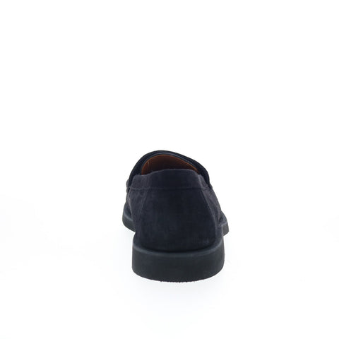 Sebago Ryan Suede PO 771176W-908 Mens Black Loafers & Slip Ons Penny Shoes