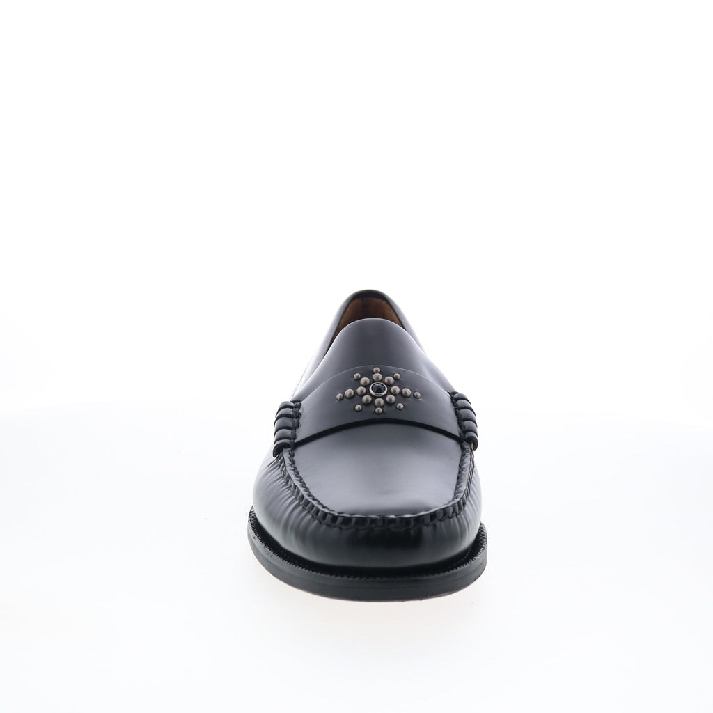 Sebago Classic Dan Sun HTC LA Mens Black Wide Leather Loafers Penny Sh ...