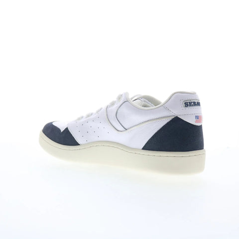 Sebago Hurricane 77131BW-AEB Mens White Leather Lifestyle Sneakers Shoes