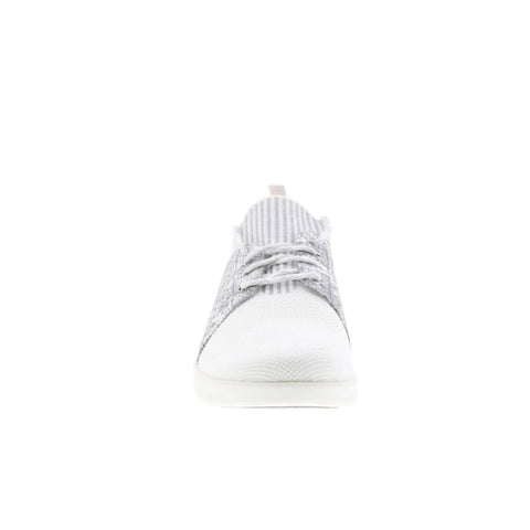 Johnston & Murphy Tamara Perf Flex Womens White Lifestyle Sneakers Shoes
