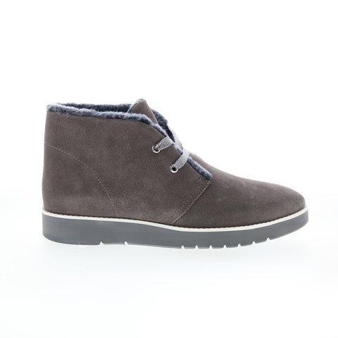 Johnston & Murphy Peyton 78-19748 Womens Gray Suede Chukkas Boots