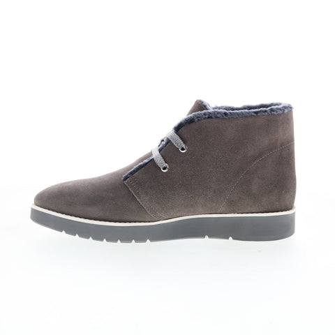 Johnston & Murphy Peyton 78-19748 Womens Gray Suede Chukkas Boots