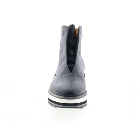 Johnston & Murphy 78-51485 Womens Black Leather Zipper Casual Dress Boots