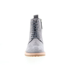 Johnston & Murphy 78-51518 Womens Gray Suede Lace Up Casual Dress Boot