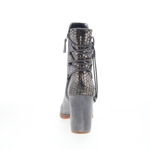 Johnston & Murphy Adley 78-51696 Womens Gray Suede Casual Dress Boots