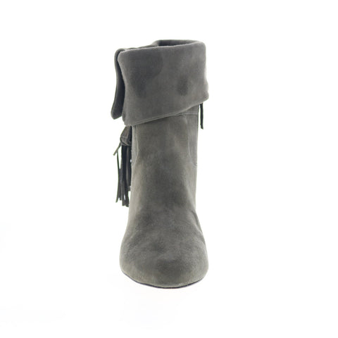 Johnston & Murphy Keaton Cuff Bootie Womens Green Suede Ankle & Booties Boots
