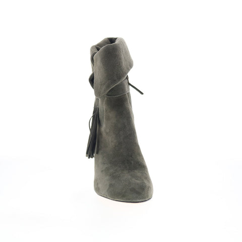 Johnston & Murphy Keaton Cuff Bootie Womens Gray Ankle & Booties Boots
