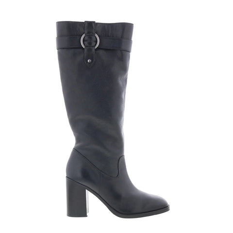 Johnston & Murphy Hadley 78-51811 Womens Black Leather Knee High Boots