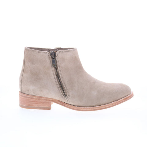 Johnston & Murphy Shelby 78-51852 Womens Gray Suede Casual Dress Boots