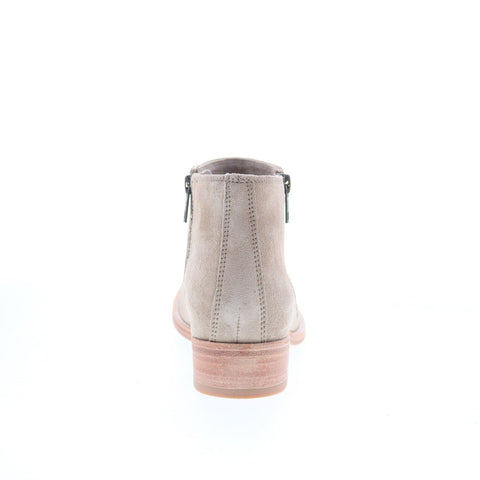 Johnston & Murphy Shelby 78-51852 Womens Gray Suede Casual Dress Boots