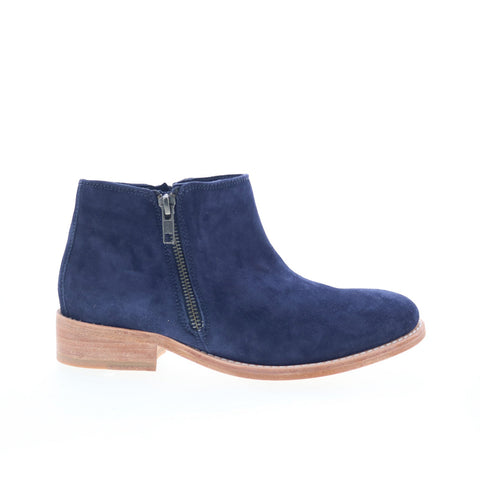 Johnston & Murphy Shelby 78-51854 Womens Blue Suede Casual Dress Boots