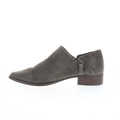 Johnston & Murphy Veronica 78-51886 Womens Gray Suede Ankle & Booties Boots