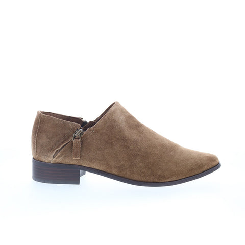 Johnston & Murphy Veronica 78-51893 Womens Brown Suede Ankle & Booties Boots