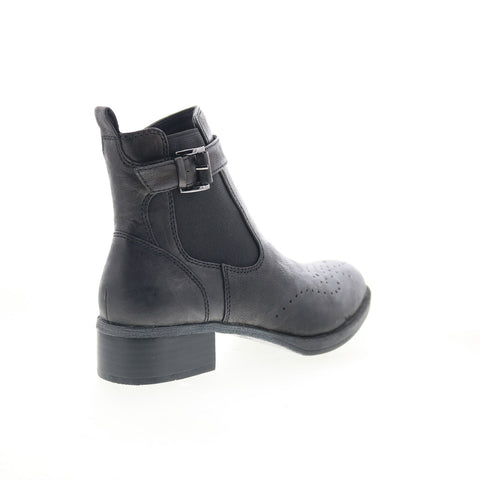 Johnston & Murphy Jeanette 78-51925 Womens Black Leather Casual Dress Boots