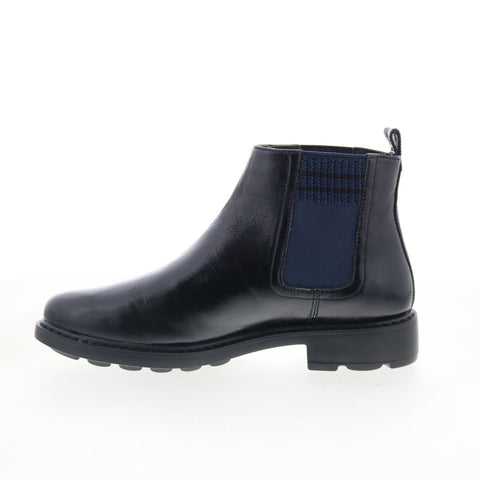 Johnston & Murphy Georgette 78-51941 Womens Black Leather Chelsea Boots