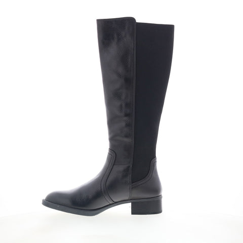 Johnston & Murphy Jade 78-51955 Womens Black Leather Knee High Boots