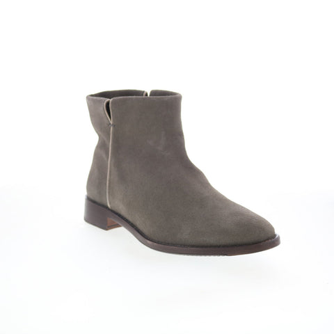 Johnston & Murphy Liliana 78-51960 Womens Gray Suede Casual Dress Boots