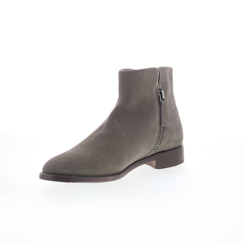 Johnston & Murphy Liliana 78-51960 Womens Gray Suede Casual Dress Boots