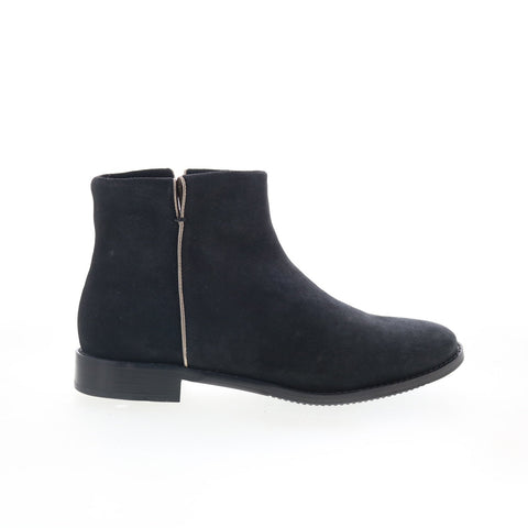 Johnston & Murphy Liliana 78-51961 Womens Black Suede Casual Dress Boots