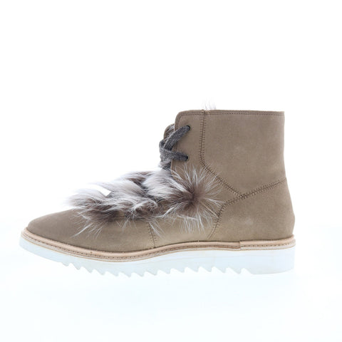 Johnston & Murphy Dalyn 78-51964 Womens Beige Leather Casual Dress Boots