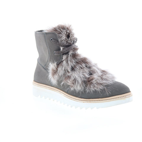 Johnston & Murphy Dayln 78-51966 Womens Gray Suede Casual Dress Boots