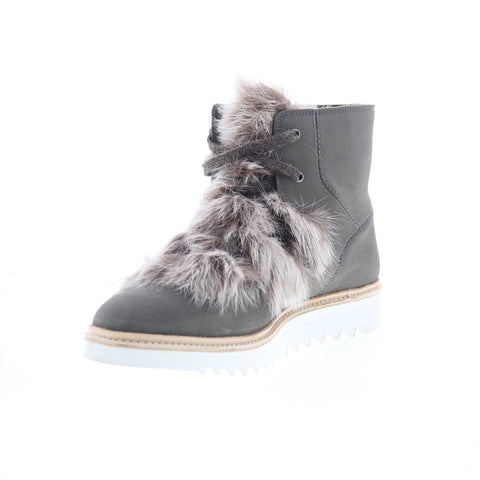 Johnston & Murphy Dayln 78-51966 Womens Gray Suede Casual Dress Boots