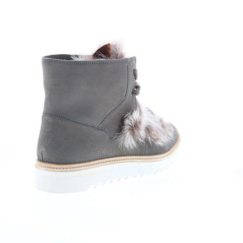 Johnston & Murphy Dayln 78-51966 Womens Gray Suede Casual Dress Boots