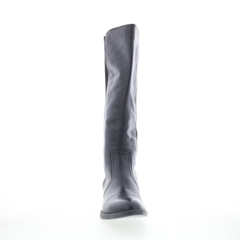 Johnston & Murphy 78-51995 Womens Black Leather Lace Up Knee High Boots