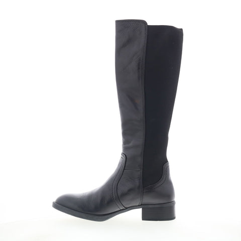 Johnston & Murphy 78-51995 Womens Black Leather Lace Up Knee High Boots
