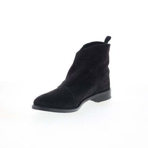 Johnston & Murphy Lola 78-52191 Womens Black Suede Casual Dress Boots