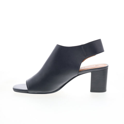 Johnston & Murphy Evelyn Open-Toe Bootie Womens Black Ankle & Booties Boots