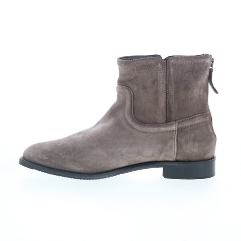 Johnston & Murphy Darby Back-Zip Bootie Womens Gray Ankle & Booties Boots