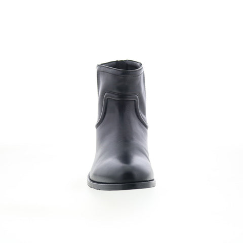 Johnston & Murphy Darby Back-Zip Bootie Womens Black Ankle & Booties Boots