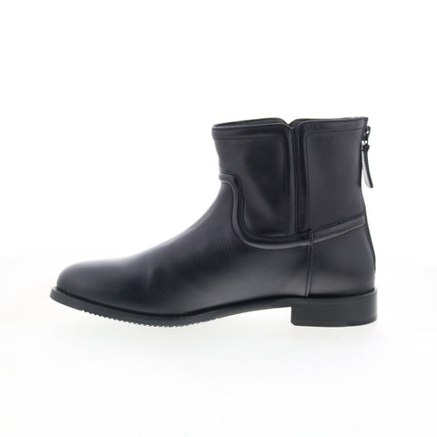 Johnston & Murphy Darby Back-Zip Bootie Womens Black Ankle & Booties Boots
