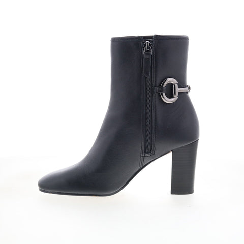 Johnston & Murphy Charlotte Bit Bootie Womens Black Ankle & Booties Boots