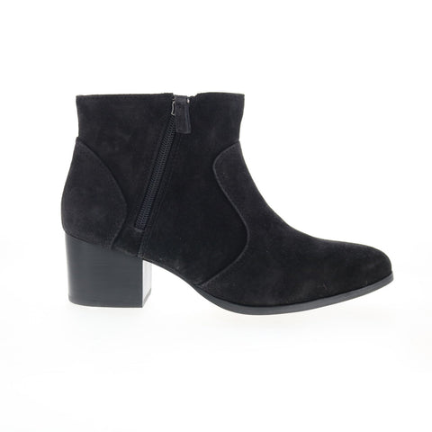 Johnston & Murphy Trista Double-Zip Bootie Womens Black Ankle & Booties Boots