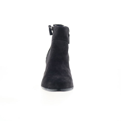 Johnston & Murphy Trista Double-Zip Bootie Womens Black Ankle & Booties Boots